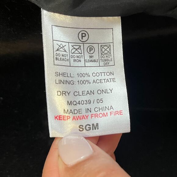 Ben Sherman Velvet Womens Blazer Size XL Black Preppy Old Money Whimsigoth - Picture 8 of 9